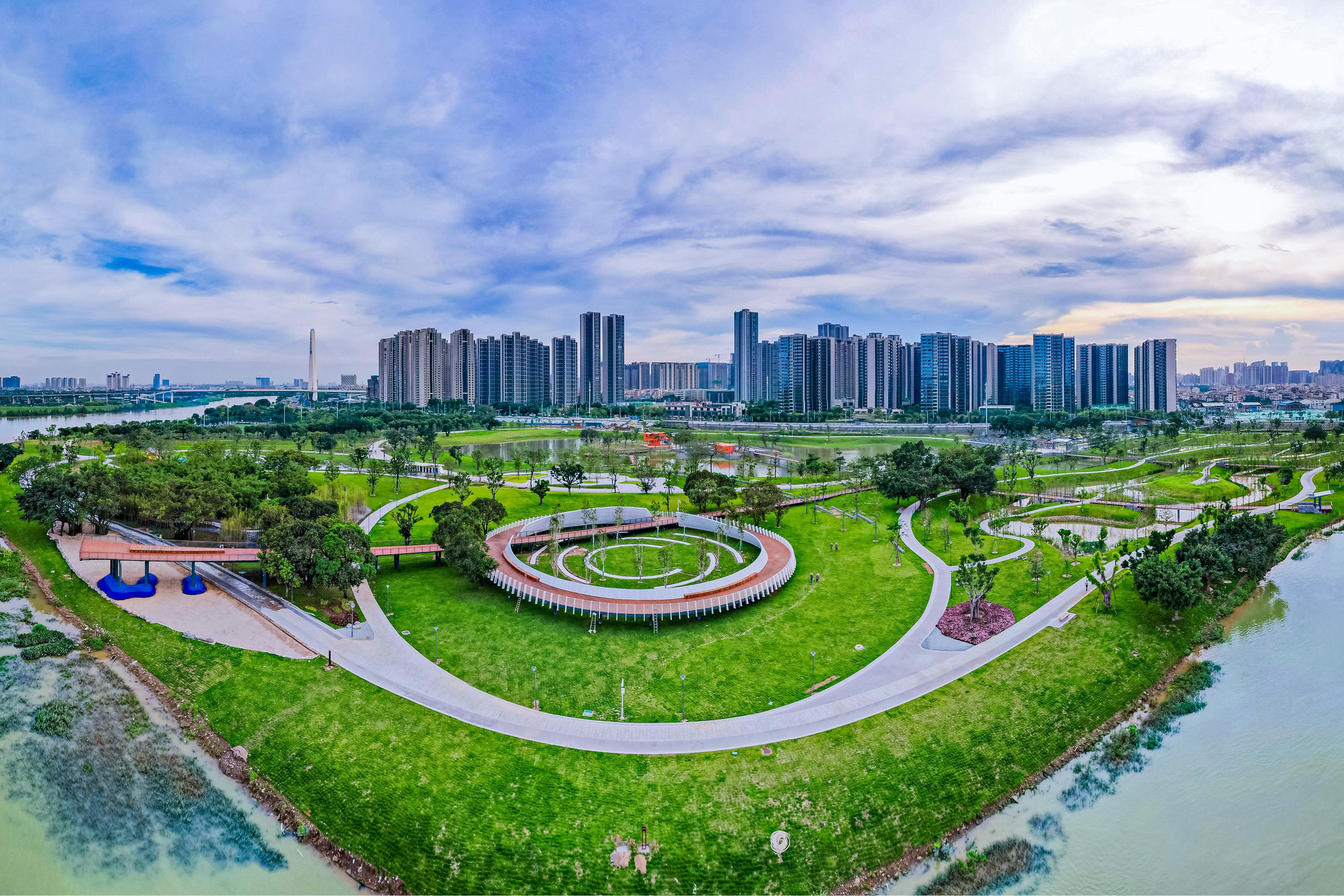桂城濱河景觀帶——半月島生態(tài)公園工程設(shè)計(jì)施工總承包