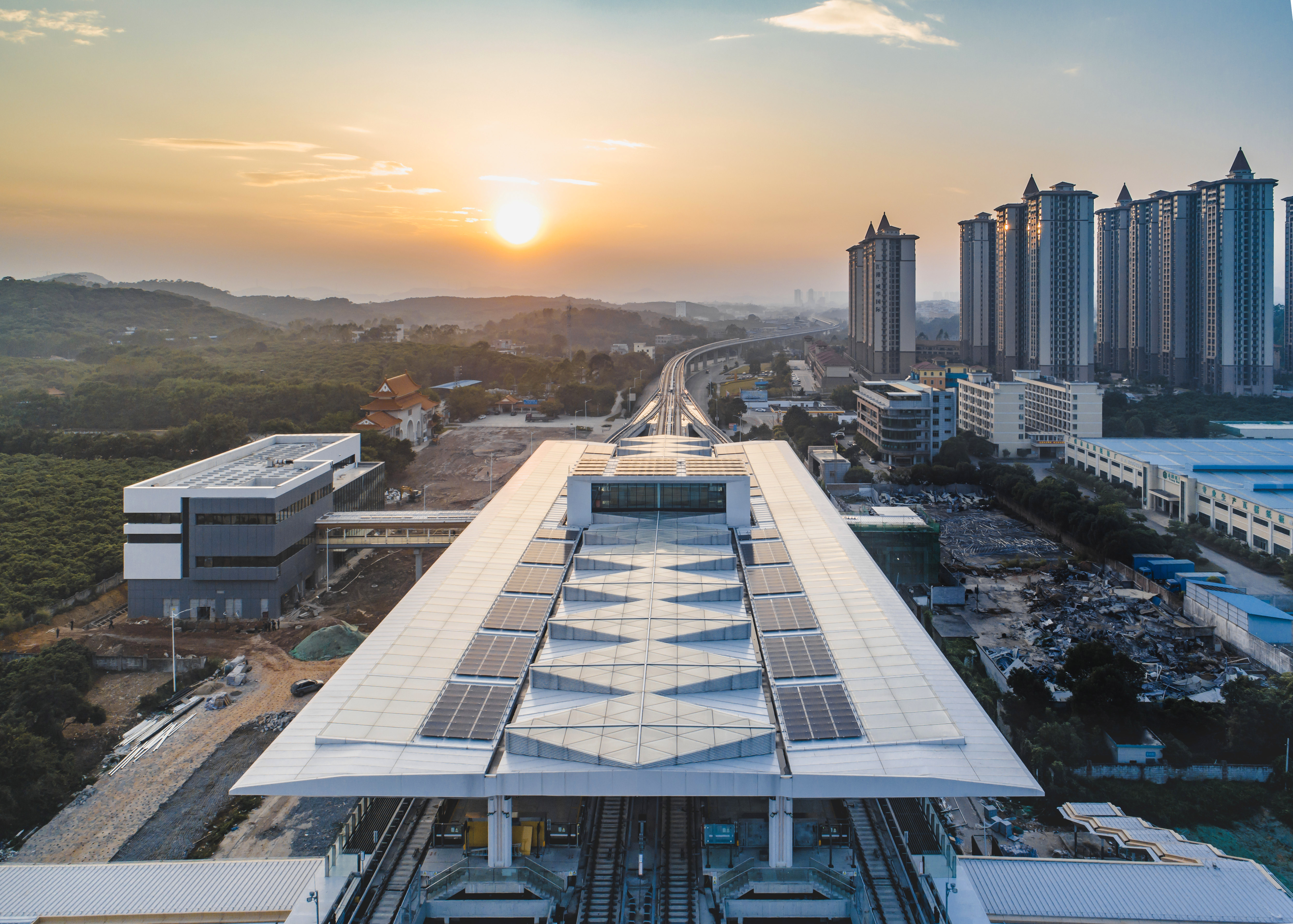 廣州市軌道交通21號(hào)線（長(zhǎng)平站、金坑站、朱村站、山田站）